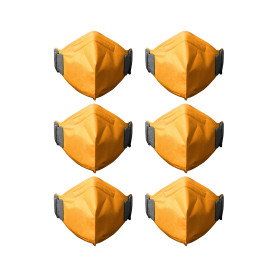 ماسک FFP1 بزرگسال فیلتردار بدون دریچه بازدمی 6 لایه
